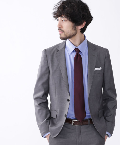 NANO universe（ナノユニバース）の「T/R Investment Jacket（スーツジャケット・メンズ・ブルー/ブラック/グレー・44/48/46）」の3枚目の写真