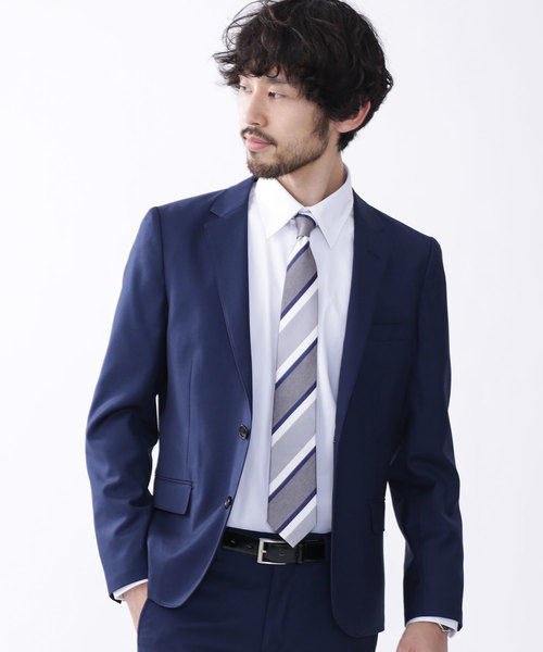 NANO universe（ナノユニバース）の「T/R Investment Jacket（スーツジャケット・メンズ・ブルー/ブラック/グレー・44/48/46）」の6枚目の写真