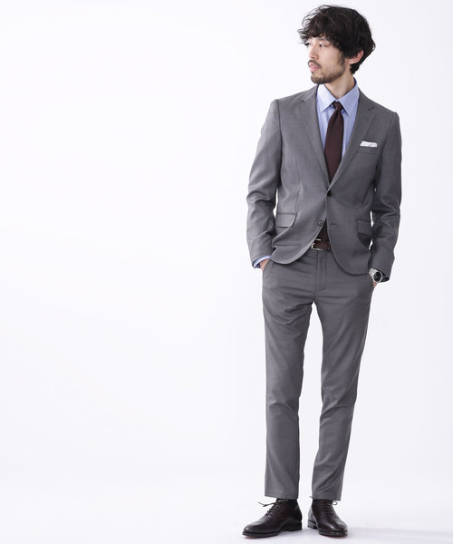 NANO universe（ナノユニバース）の「T/R Investment Jacket（スーツジャケット・メンズ・ブルー/ブラック/グレー・44/48/46）」の17枚目の写真