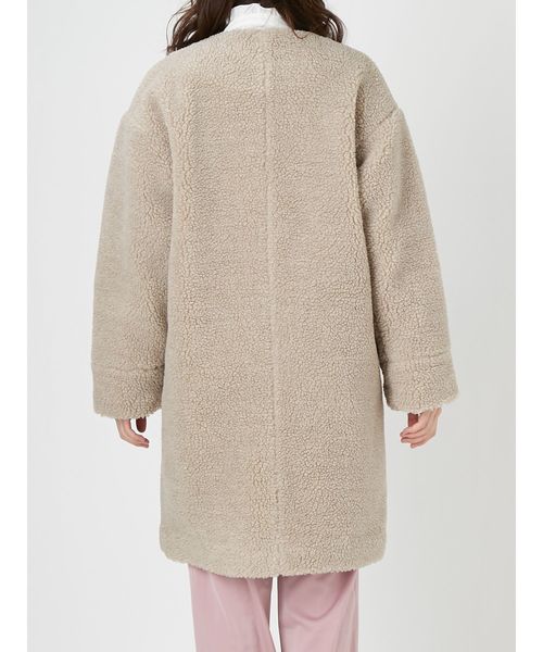 merry jenny（メリージェニー）の「ボアコート（その他アウター・レディース・ベージュ/アイボリー・FREE）」の5枚目の写真