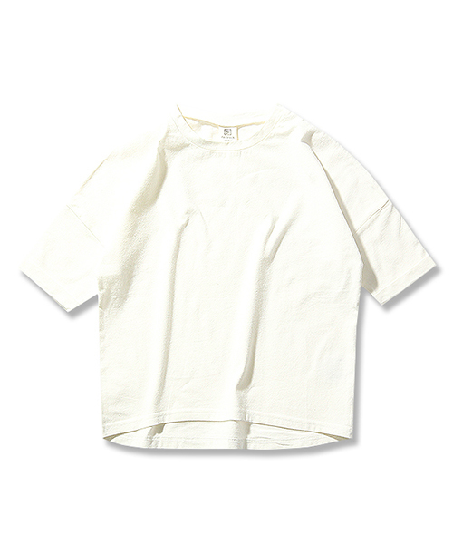 devirock（デビロック）の「ゆるっとTシャツ カットソー 半袖Tシャツ（Tシャツ/カットソー・キッズ・オフホワイト/ブラック/グリーン系その他/レッド系その他/スモークピンク・100cm/110cm/120cm/130cm/140cm/150cm/160cm）」の6枚目の写真