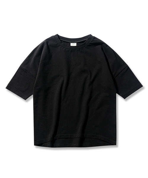 devirock（デビロック）の「ゆるっとTシャツ カットソー 半袖Tシャツ（Tシャツ/カットソー・キッズ・オフホワイト/ブラック/グリーン系その他/レッド系その他/スモークピンク・100cm/110cm/120cm/130cm/140cm/150cm/160cm）」の14枚目の写真