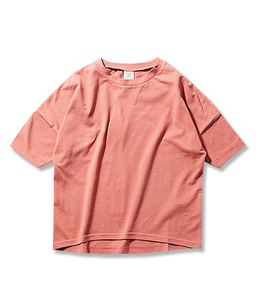 devirock（デビロック）の「ゆるっとTシャツ カットソー 半袖Tシャツ（Tシャツ/カットソー・キッズ・オフホワイト/ブラック/グリーン系その他/レッド系その他/スモークピンク・100cm/110cm/120cm/130cm/140cm/150cm/160cm）」の21枚目の写真