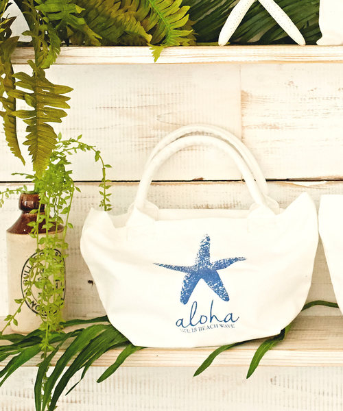 Kahiko(カヒコ)の「【Kahiko】オーシャンギフトトートバッグ(トートバッグ・レディース・ライトブルー/ブラック/ネイビー/ピンク/オレンジ/ミント・FREE)」の4枚目の写真