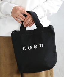 coen | 【Sサイズ】coen2WAYロゴトートバッグ(トートバッグ)