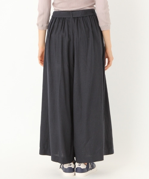 niko and...（ニコアンド）の「ヨーロピアンリネンレーヨンフレアパンツ（その他パンツ・レディース・パープル/キャメル/ネイビー/カーキ/ベージュ/ダークグリーン・3/4/2）」の14枚目の写真