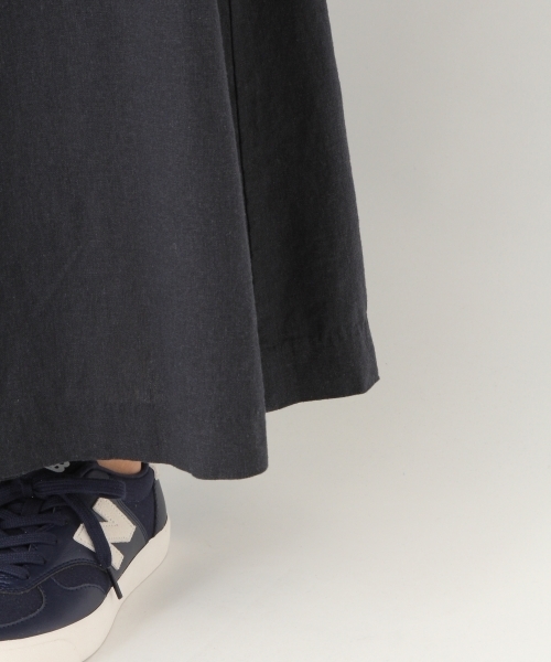 niko and...（ニコアンド）の「ヨーロピアンリネンレーヨンフレアパンツ（その他パンツ・レディース・パープル/キャメル/ネイビー/カーキ/ベージュ/ダークグリーン・3/4/2）」の17枚目の写真