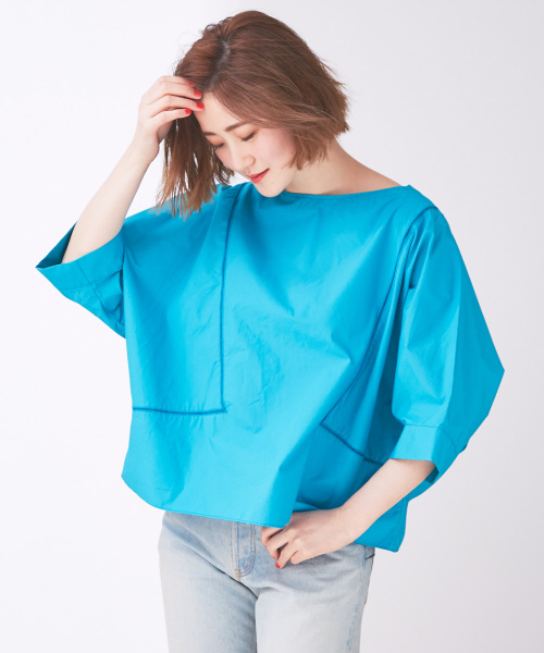 Abahouse Devinette（ドゥヴィネット）の「ハシゴレースプルオーバーシャツ（シャツ/ブラウス・レディース・ホワイト/ブラック/ターコイズブルー・FREE）」の3枚目の写真