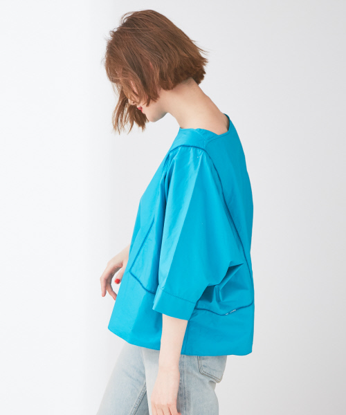 Abahouse Devinette（ドゥヴィネット）の「ハシゴレースプルオーバーシャツ（シャツ/ブラウス・レディース・ホワイト/ブラック/ターコイズブルー・FREE）」の14枚目の写真