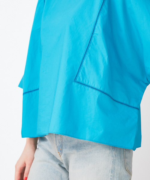 Abahouse Devinette（ドゥヴィネット）の「ハシゴレースプルオーバーシャツ（シャツ/ブラウス・レディース・ホワイト/ブラック/ターコイズブルー・FREE）」の16枚目の写真