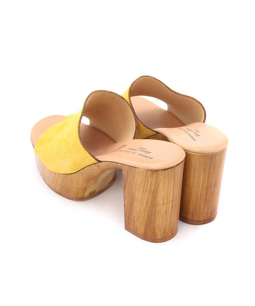 CIAOPANIC（チャオパニック）の「チャンキーカバーサンダル（サンダル・レディース・ベージュ/マスタード・37/38/36）」の12枚目の写真