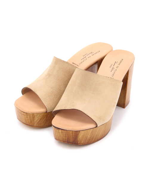 CIAOPANIC（チャオパニック）の「チャンキーカバーサンダル（サンダル・レディース・ベージュ/マスタード・37/38/36）」の17枚目の写真