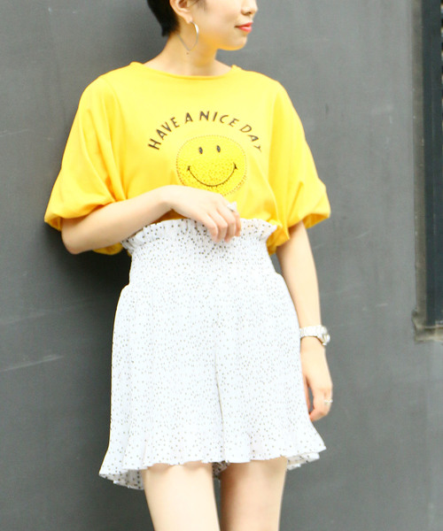 As Know As Pinky アズノゥアズピンキー の ニコニコスマイリー ｔシャツ 半袖 Po Tシャツ カットソー Wear