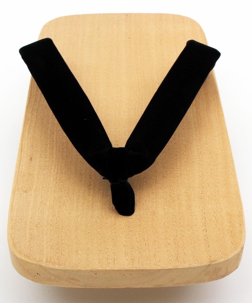 ８(eight)（エイト）の「本格派本桐下駄（和装小物・メンズ・ブラック・MEDIUM/LARGE/X-LARGE）」の3枚目の写真