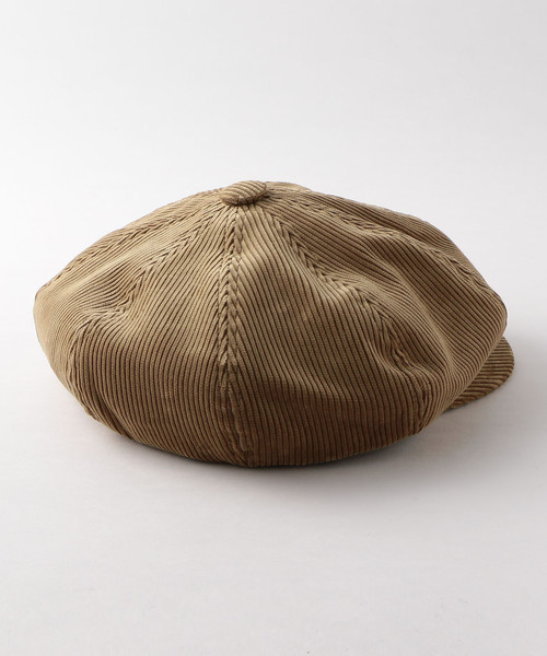 BEAUTY&YOUTH UNITED ARROWS(ビューティーアンドユースユナイテッドアローズ)の「BY ワイドコーデュロイ ビッグ キャスケット(キャスケット・メンズ・ベージュ/ブラック・FREE)」の5枚目の写真