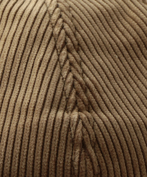 BEAUTY&YOUTH UNITED ARROWS(ビューティーアンドユースユナイテッドアローズ)の「BY ワイドコーデュロイ ビッグ キャスケット(キャスケット・メンズ・ベージュ/ブラック・FREE)」の4枚目の写真