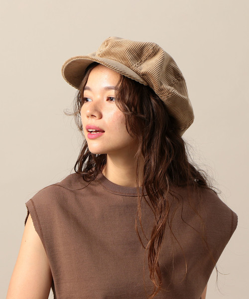 BEAUTY&YOUTH UNITED ARROWS(ビューティーアンドユースユナイテッドアローズ)の「BY ワイドコーデュロイ ビッグ キャスケット(キャスケット・メンズ・ベージュ/ブラック・FREE)」の8枚目の写真