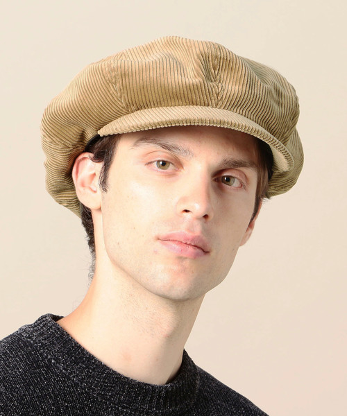 BEAUTY&YOUTH UNITED ARROWS(ビューティーアンドユースユナイテッドアローズ)の「BY ワイドコーデュロイ ビッグ キャスケット(キャスケット・メンズ・ベージュ/ブラック・FREE)」の9枚目の写真