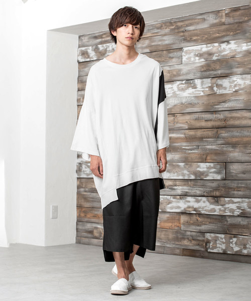 MinoriTY（マイノリティ）の「スムース切り替えBIG　Tシャツ（Tシャツ/カットソー・メンズ・ホワイト/ブラック/ホワイト系その他/ブラック系その他・FREE）」の7枚目の写真