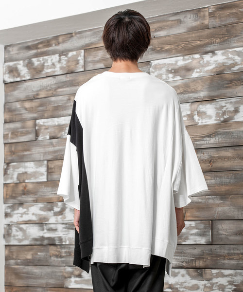 MinoriTY（マイノリティ）の「スムース切り替えBIG　Tシャツ（Tシャツ/カットソー・メンズ・ホワイト/ブラック/ホワイト系その他/ブラック系その他・FREE）」の10枚目の写真