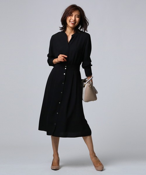 セール ワンピース ドレープシャツワンピース ワンピース Untitled アンタイトル のファッション