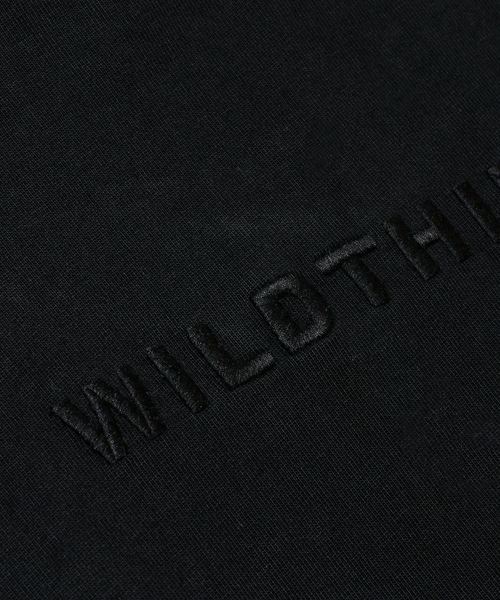 And A（アンドエー）の「WILD THINGS ワイルドシングス / S/S EMBROIDERY LOGO エンブロイダリーロゴ Tシャツ / WT19014N（Tシャツ/カットソー・メンズ・ホワイト/ブラック・SMALL/MEDIUM/LARGE/X-SMALL）」の3枚目の写真