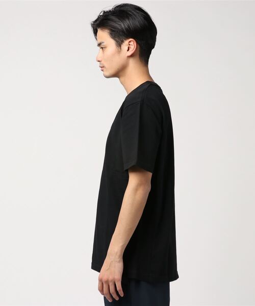 And A（アンドエー）の「WILD THINGS ワイルドシングス / S/S EMBROIDERY LOGO エンブロイダリーロゴ Tシャツ / WT19014N（Tシャツ/カットソー・メンズ・ホワイト/ブラック・SMALL/MEDIUM/LARGE/X-SMALL）」の5枚目の写真