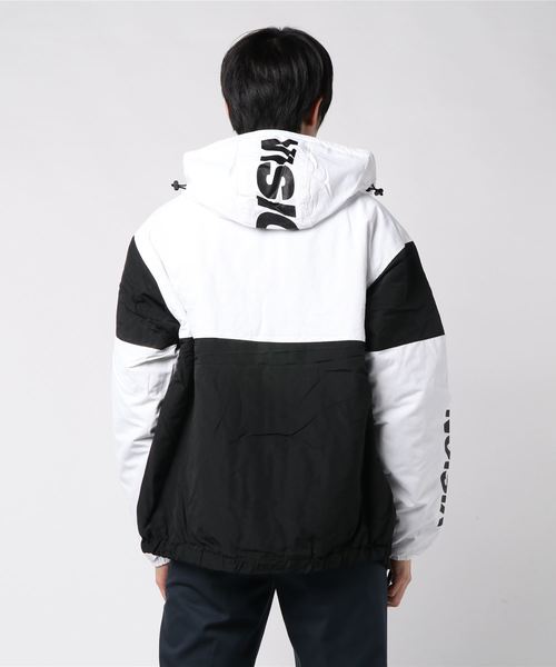 VISION STREET WEAR（ヴィジョンストリートウェア）の「VISION ビジョン 切り替え中綿ジャケット（ブルゾン・メンズ・レッド/オフホワイト/ライトグリーン/コーラル・LL/M/L）」の7枚目の写真