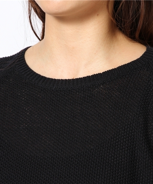 green label relaxing（グリーンレーベルリラクシング）の「GT C FLA PO + キャミソール SETニット（ニット/セーター・レディース・ベージュ/ネイビー・フリー）」の7枚目の写真