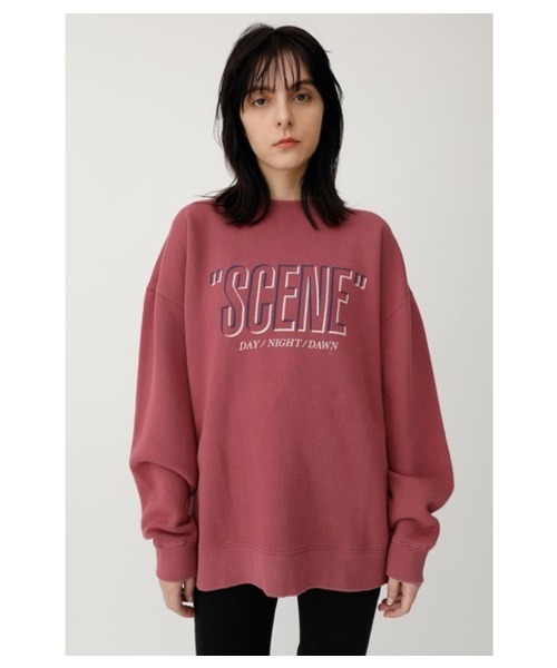 MOUSSY（マウジー）の「SCENE POJ（Tシャツ/カットソー・レディース・ライトブルー/パープル/オフホワイト/ライトブラック・FREE）」の4枚目の写真