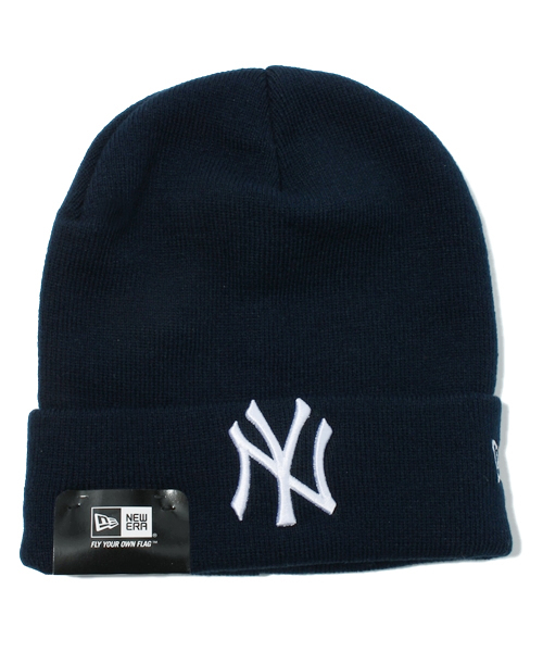 NEW ERA（ニューエラ）の「WEGO/【New Era】NYロゴニットキャップ（ニットキャップ/ビーニー・メンズ・ホワイト/ブラック/グリーン/ネイビー/ピンク/レッド/オレンジ・FREE）」の5枚目の写真