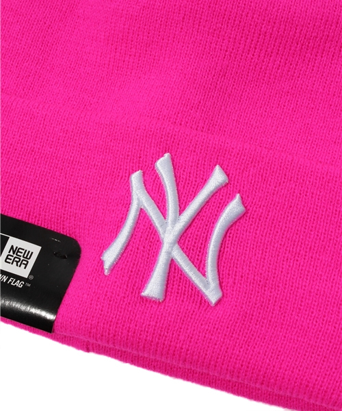 NEW ERA（ニューエラ）の「WEGO/【New Era】NYロゴニットキャップ（ニットキャップ/ビーニー・メンズ・ホワイト/ブラック/グリーン/ネイビー/ピンク/レッド/オレンジ・FREE）」の9枚目の写真