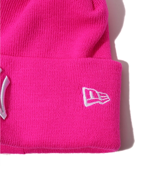 NEW ERA（ニューエラ）の「WEGO/【New Era】NYロゴニットキャップ（ニットキャップ/ビーニー・メンズ・ホワイト/ブラック/グリーン/ネイビー/ピンク/レッド/オレンジ・FREE）」の10枚目の写真