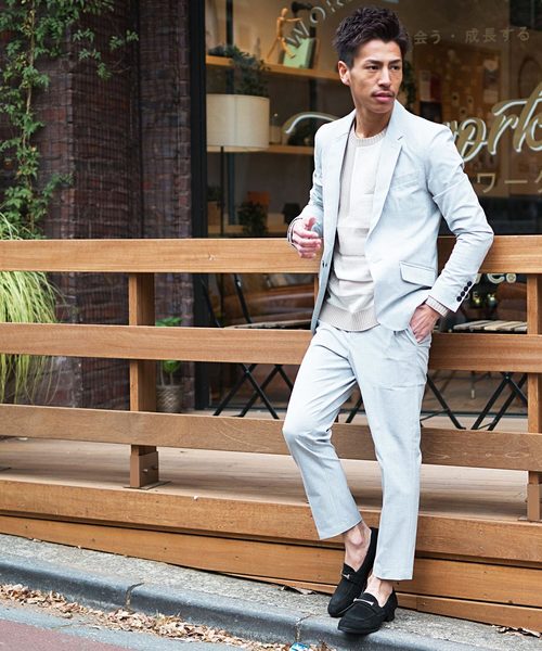 GOSTAR DE FUGA（ゴスタール ジフーガ）の「TRスラックスパンツ（スラックス・メンズ・ブラック/ネイビー/グレー系その他・S/M/L）」の7枚目の写真