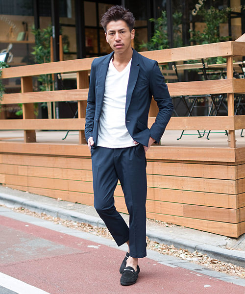 GOSTAR DE FUGA（ゴスタール ジフーガ）の「TRスラックスパンツ（スラックス・メンズ・ブラック/ネイビー/グレー系その他・S/M/L）」の11枚目の写真