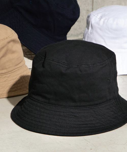 WEGO（ウィゴー）の「WEGO/無地バケットハット（ハット・メンズ・ホワイト/ブラック/ベージュ/ネイビー/ライトベージュ・FREE）」の3枚目の写真