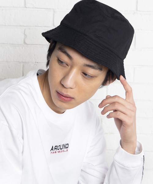 WEGO（ウィゴー）の「WEGO/無地バケットハット（ハット・メンズ・ホワイト/ブラック/ベージュ/ネイビー/ライトベージュ・FREE）」の12枚目の写真