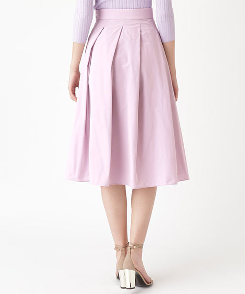 JILL STUART(ジルスチュアート)の「◆《Endy ROBE》マーズタックフレアスカート(スカート・レディース・ブラック/パープル・0/2/4)」の3枚目の写真