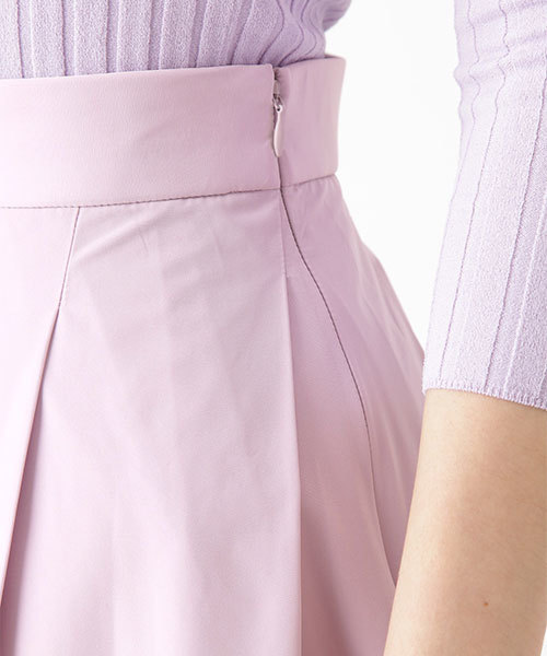 JILL STUART(ジルスチュアート)の「◆《Endy ROBE》マーズタックフレアスカート(スカート・レディース・ブラック/パープル・0/2/4)」の4枚目の写真