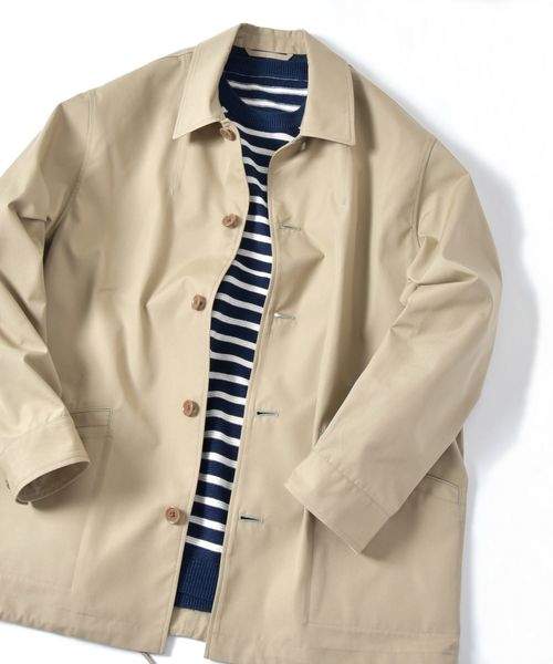 SHIPS（シップス）の「SU: TC コーチ シャツ ブルゾン（ブルゾン・メンズ・ブラック/グレー/ベージュ・SMALL/MEDIUM/LARGE/X-LARGE）」の3枚目の写真