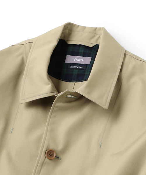 SHIPS（シップス）の「SU: TC コーチ シャツ ブルゾン（ブルゾン・メンズ・ブラック/グレー/ベージュ・SMALL/MEDIUM/LARGE/X-LARGE）」の6枚目の写真