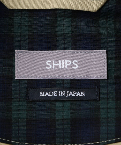 SHIPS（シップス）の「SU: TC コーチ シャツ ブルゾン（ブルゾン・メンズ・ブラック/グレー/ベージュ・SMALL/MEDIUM/LARGE/X-LARGE）」の16枚目の写真