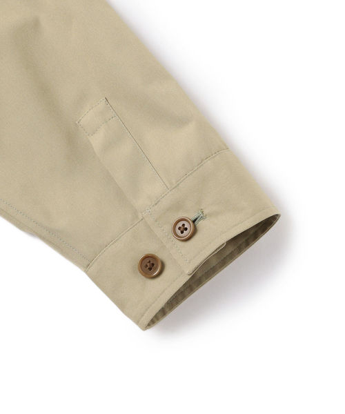 SHIPS（シップス）の「SU: TC コーチ シャツ ブルゾン（ブルゾン・メンズ・ブラック/グレー/ベージュ・SMALL/MEDIUM/LARGE/X-LARGE）」の7枚目の写真