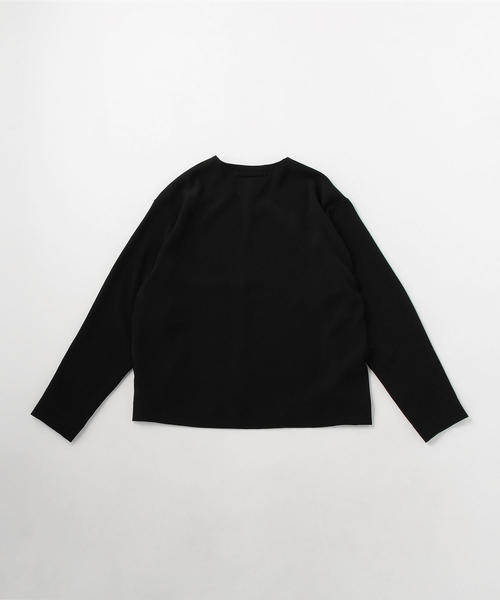 UNITED ARROWS & SONS（ユナイテッドアローズアンドサンズ）の「UNITED ARROWS & SONS by DAISUKE OBANA TWL CREW C/GN 19SS◆（カーディガン/ボレロ・メンズ・ネイビー/ブラック・LARGE/MEDIUM/SMALL）」の9枚目の写真