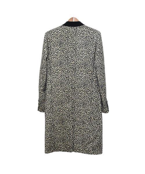 ブランド古着】ベロア切替ベイビーキャットレオパード柄チェスター