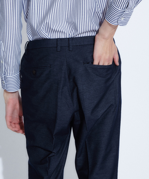 ABAHOUSE GRAY（アバハウスグレイ）の「【セットアップ対応/展開店舗限定】モクロディセットアップスラックスパンツ（その他パンツ・メンズ・ベージュ/ブラック/ネイビー・44/46/48/50）」の9枚目の写真
