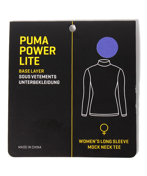 PUMA(プーマ)の「長袖 モックネック WOMEN Light Compression(その他アンダーウェア/インナー・レディース・グリーン/ピンク/ネイビー・LARGE/SMALL/MEDIUM/O)」の4枚目の写真