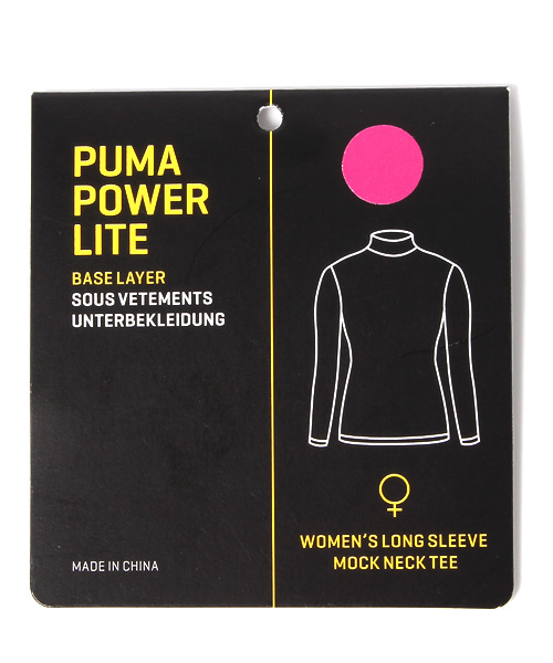 PUMA(プーマ)の「長袖 モックネック WOMEN Light Compression(その他アンダーウェア/インナー・レディース・グリーン/ピンク/ネイビー・LARGE/SMALL/MEDIUM/O)」の6枚目の写真