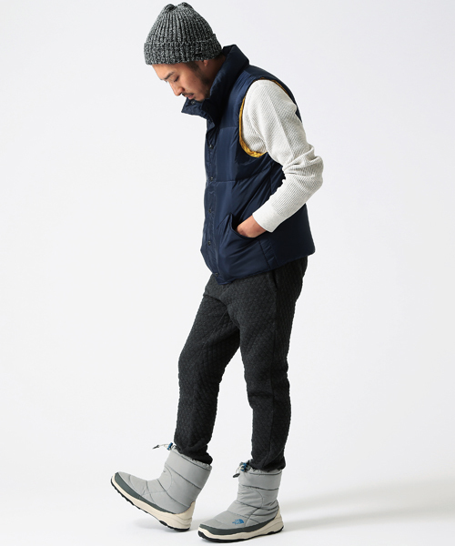 BEAMS（ビームス）の「◎THE NORTH FACE×BEAMS / 別注 Nuptse Bootie（ブーツ・メンズ・グレー/ネイビー・9/10/7/8/11inch）」の3枚目の写真