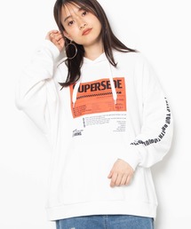 WEGO | WEGO/ラベルロゴビッグシルエットプルパーカー(パーカー)